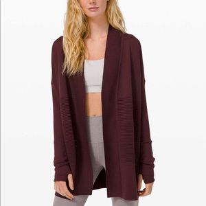 Lululemon Sit in Lotus Wrap Sweater